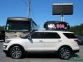 2017 White Platinum Ford Explorer Platinum 4WD  photo #2