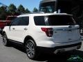 2017 White Platinum Ford Explorer Platinum 4WD  photo #3