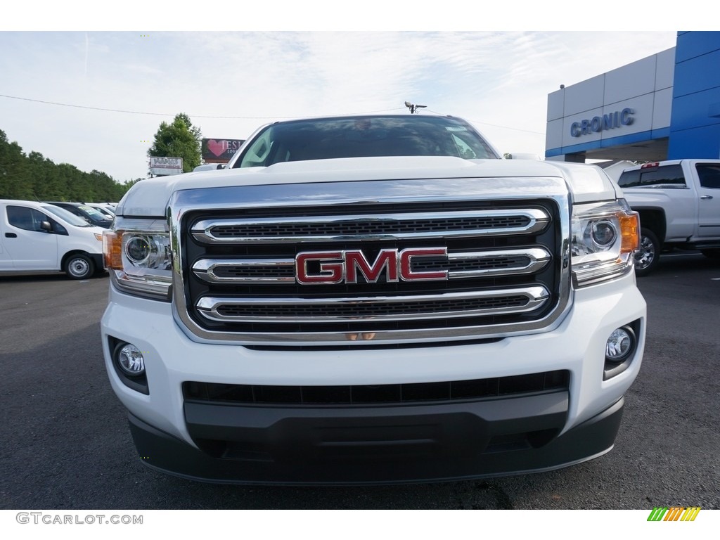 2018 Canyon SLE Crew Cab - Summit White / Jet Black photo #2