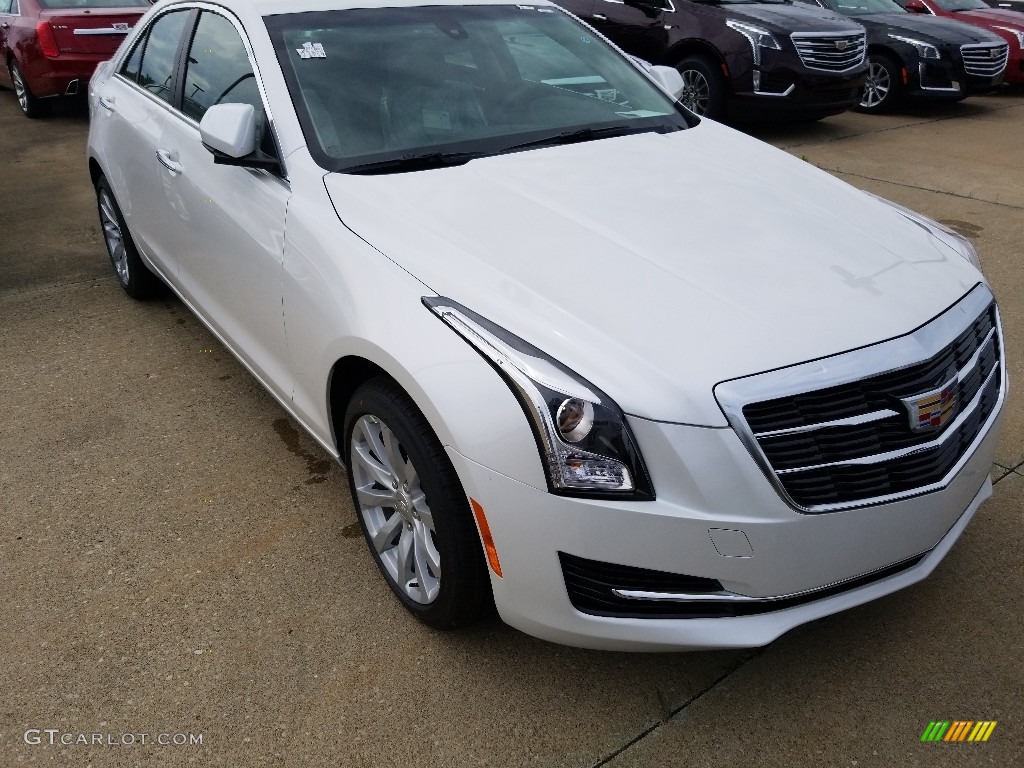 2018 ATS AWD - Crystal White Tricoat / Jet Black photo #1
