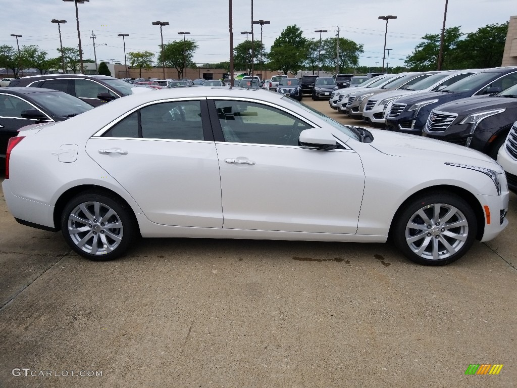 2018 ATS AWD - Crystal White Tricoat / Jet Black photo #2