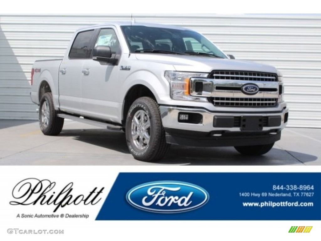 2018 F150 XLT SuperCrew 4x4 - Ingot Silver / Earth Gray photo #1