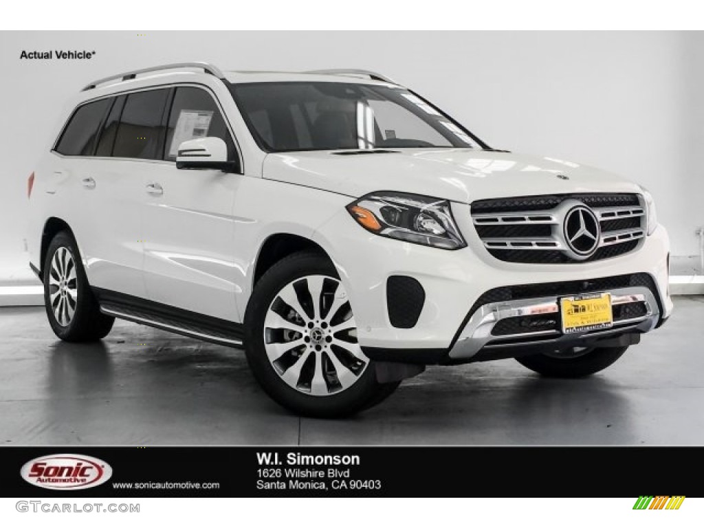 2018 GLS 450 4Matic - Polar White / Black photo #1