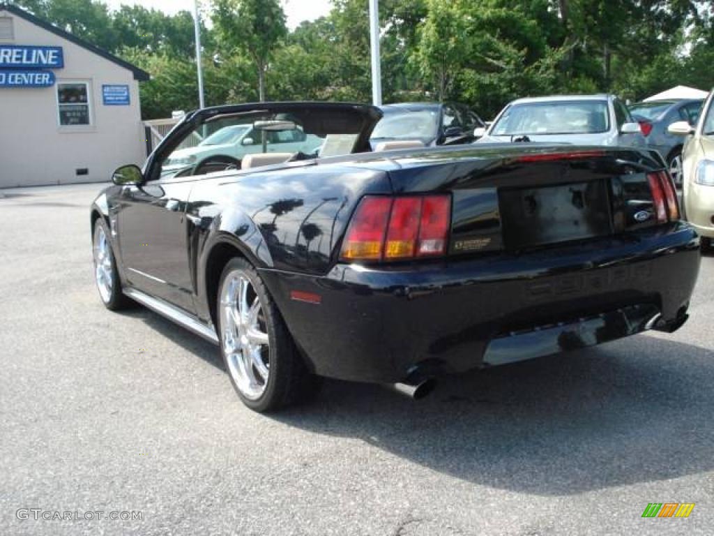 1999 Mustang SVT Cobra Convertible - Black / Medium Parchment photo #3