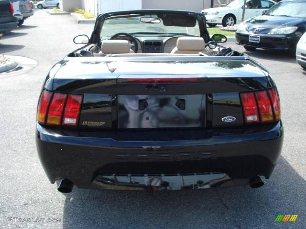 1999 Mustang SVT Cobra Convertible - Black / Medium Parchment photo #4