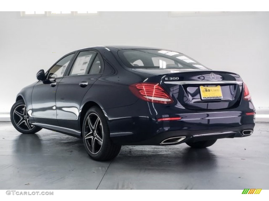 2018 E 300 Sedan - Lunar Blue Metallic / Macchiato Beige/Black photo #3