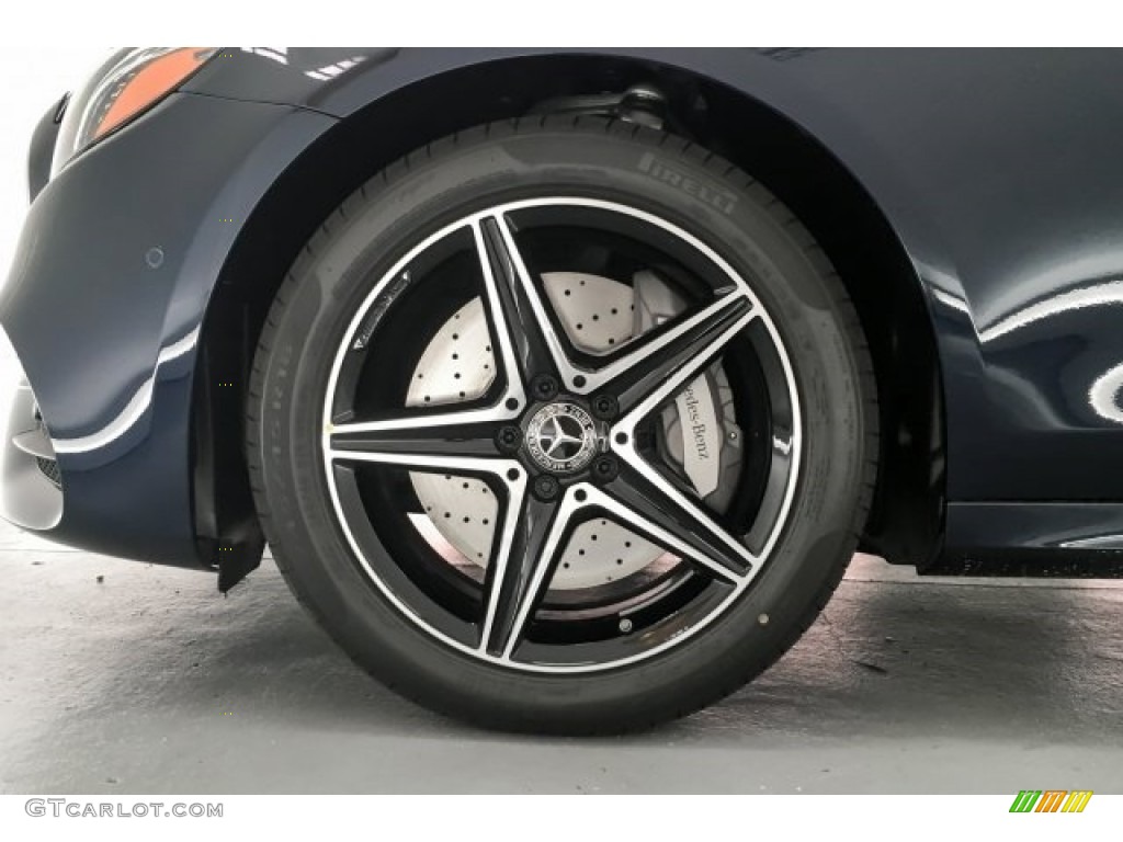 2018 E 300 Sedan - Lunar Blue Metallic / Macchiato Beige/Black photo #9