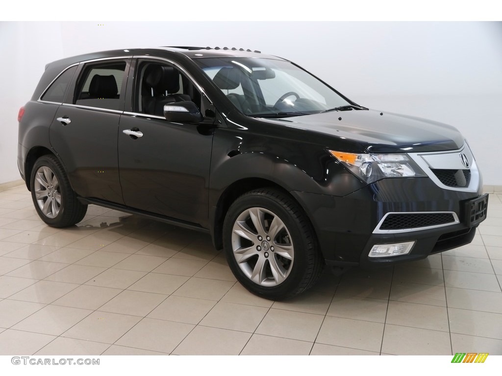 2013 MDX SH-AWD Advance - Crystal Black Pearl / Ebony photo #1