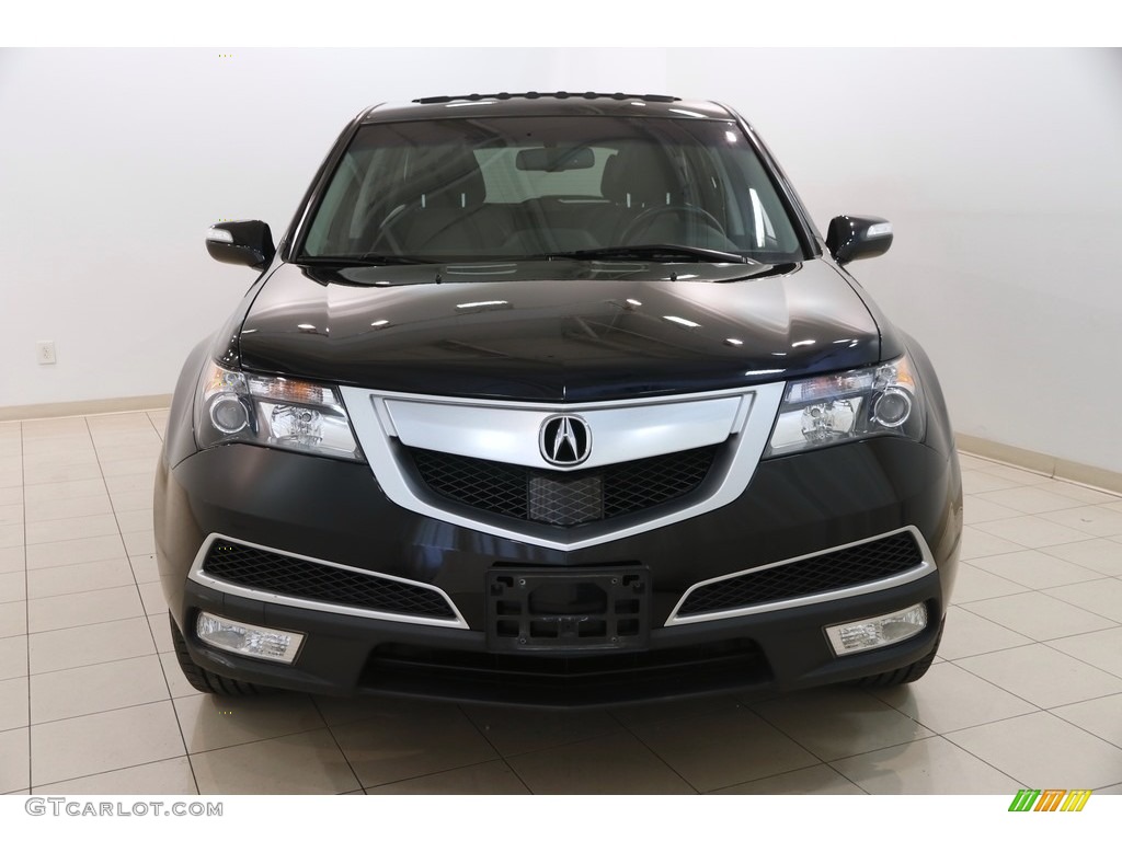 2013 MDX SH-AWD Advance - Crystal Black Pearl / Ebony photo #2