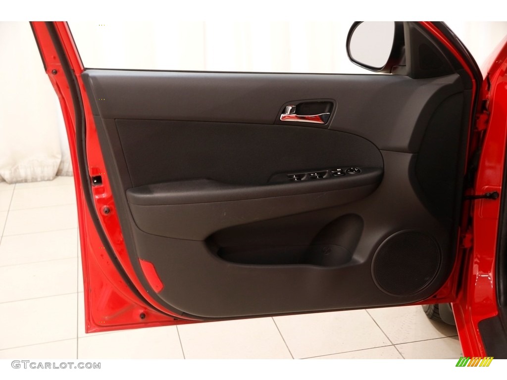 2010 Elantra Touring GLS - Chilipepper Red / Black photo #4