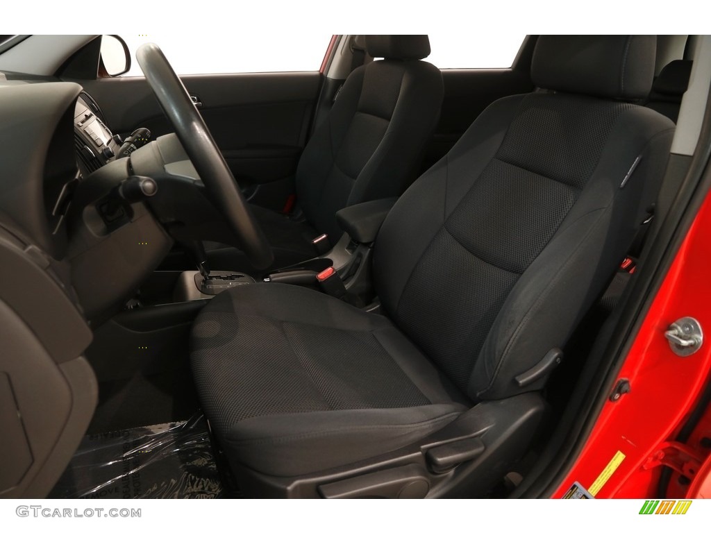 2010 Elantra Touring GLS - Chilipepper Red / Black photo #5