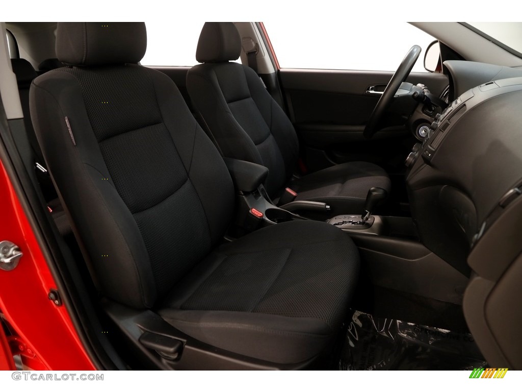 2010 Elantra Touring GLS - Chilipepper Red / Black photo #23