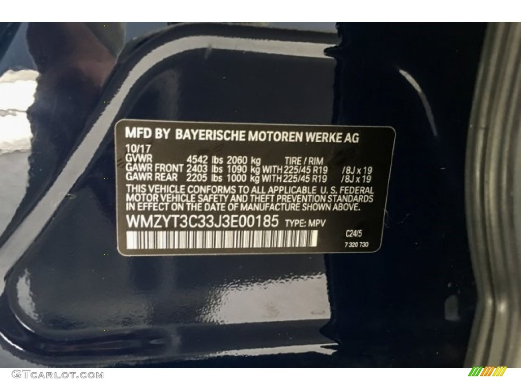 2018 Countryman Color Code C24 for Lapisluxury Blue Photo #127574569