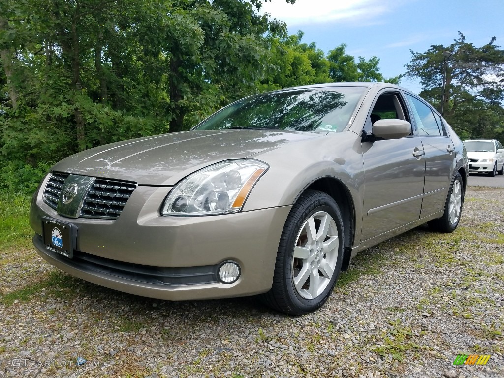 2005 Maxima 3.5 SL - Coral Sand Metallic / Cafe Latte photo #1