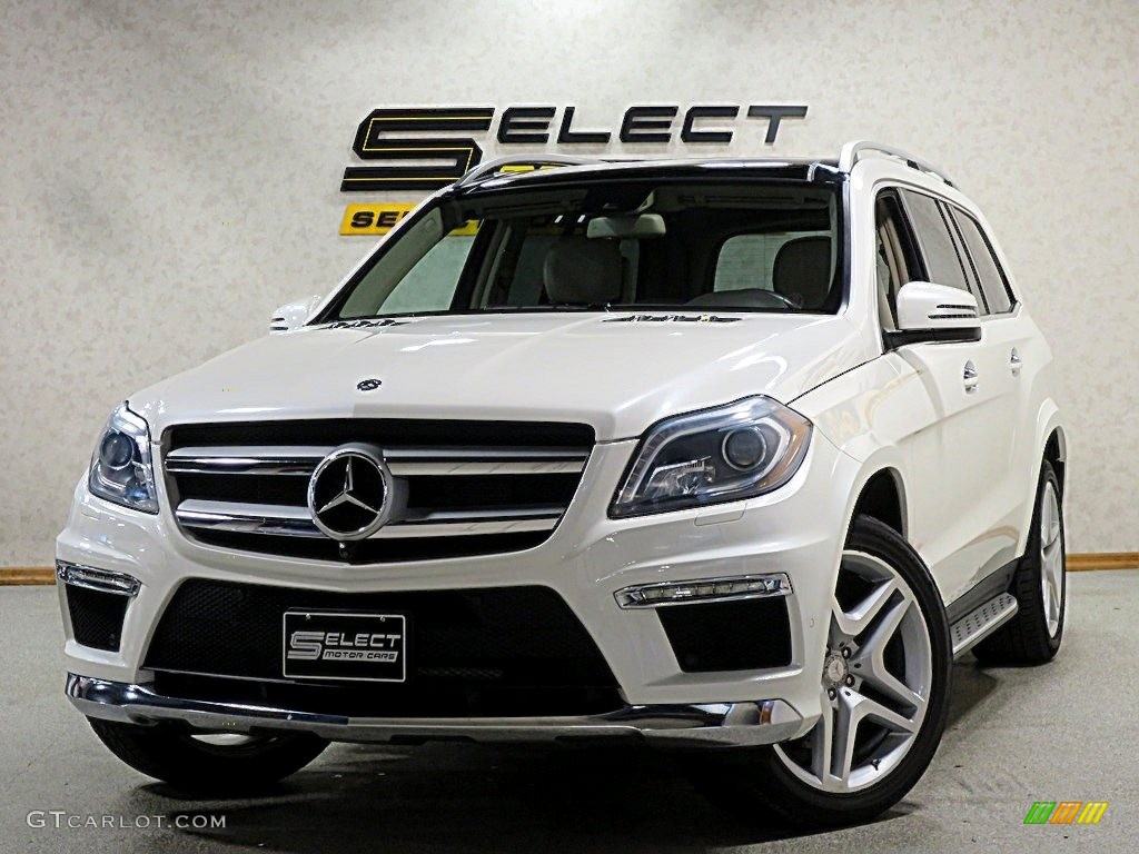 2014 GL 550 4Matic - Diamond White Metallic / Almond Beige photo #1