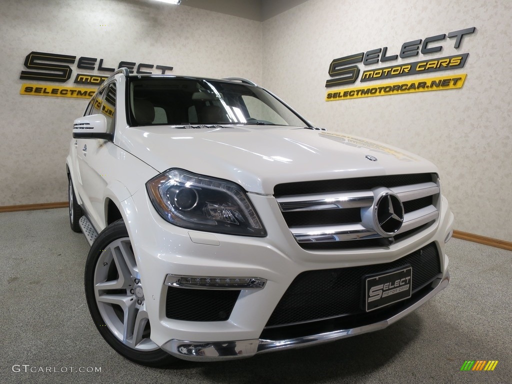 2014 GL 550 4Matic - Diamond White Metallic / Almond Beige photo #7