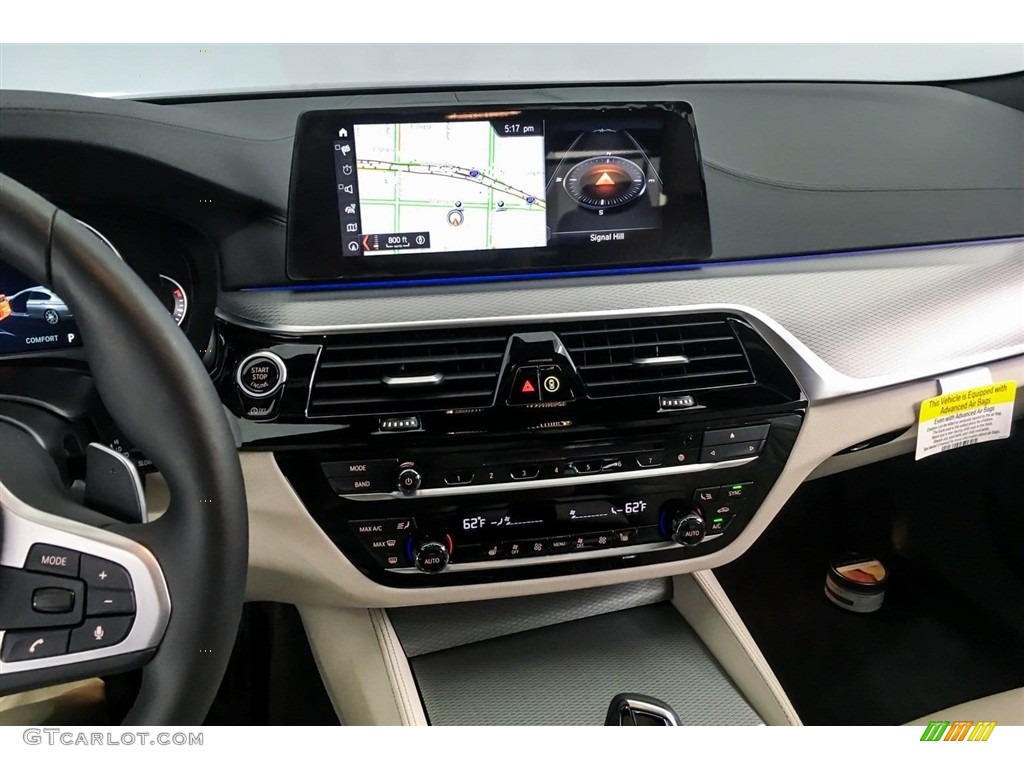 2018 5 Series M550i xDrive Sedan - Dark Graphite Metallic / Ivory White photo #6