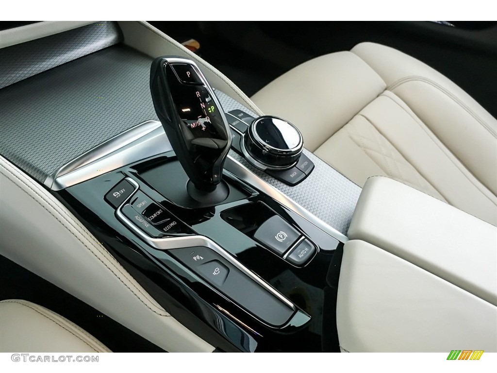 2018 5 Series M550i xDrive Sedan - Dark Graphite Metallic / Ivory White photo #7