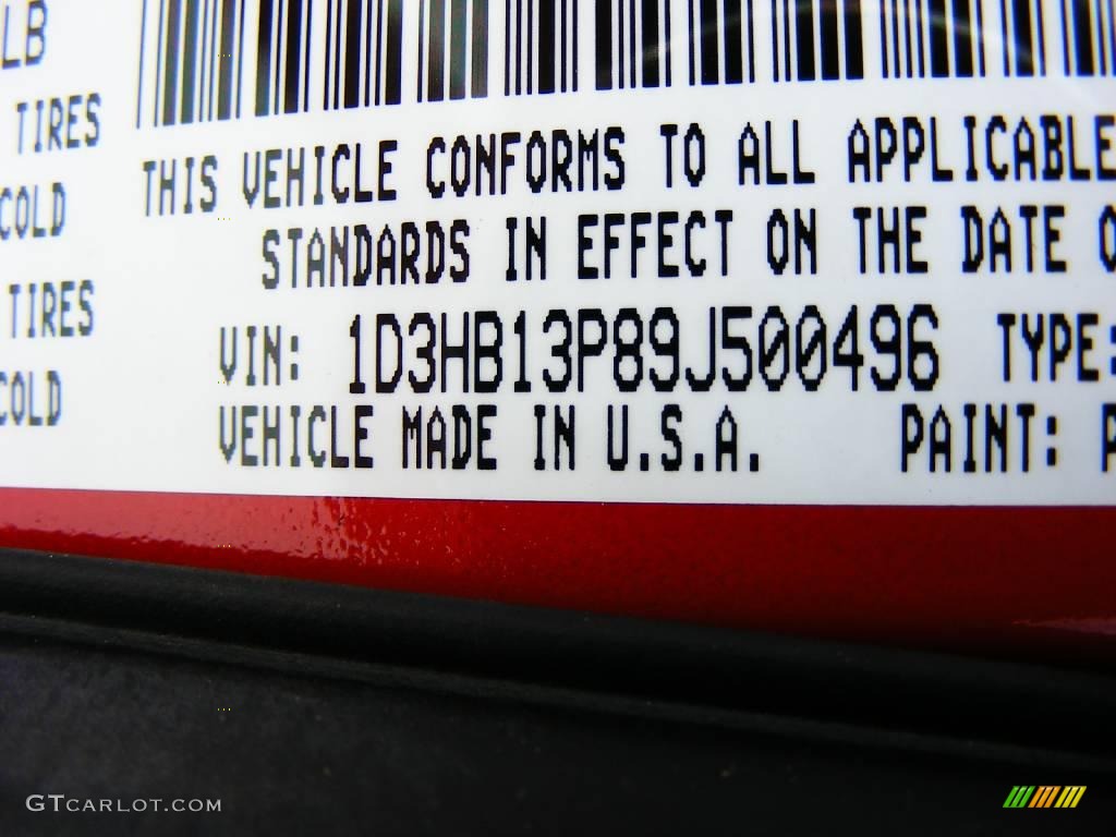 2009 Ram 1500 SLT Crew Cab - Flame Red / Dark Slate/Medium Graystone photo #13