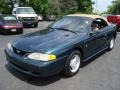 1994 Deep Forest Green Metallic Ford Mustang V6 Convertible  photo #1