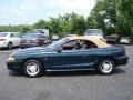 1994 Deep Forest Green Metallic Ford Mustang V6 Convertible  photo #9