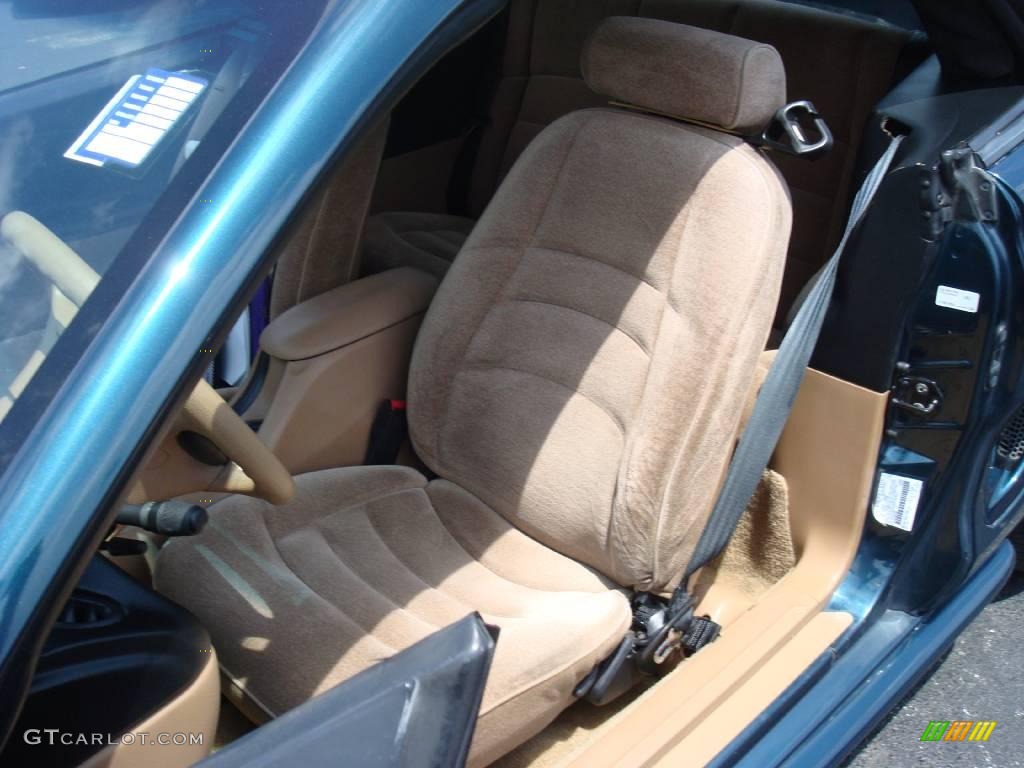 1994 Mustang V6 Convertible - Deep Forest Green Metallic / Saddle photo #15