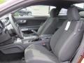 Ebony 2018 Ford Mustang EcoBoost Fastback Interior Color