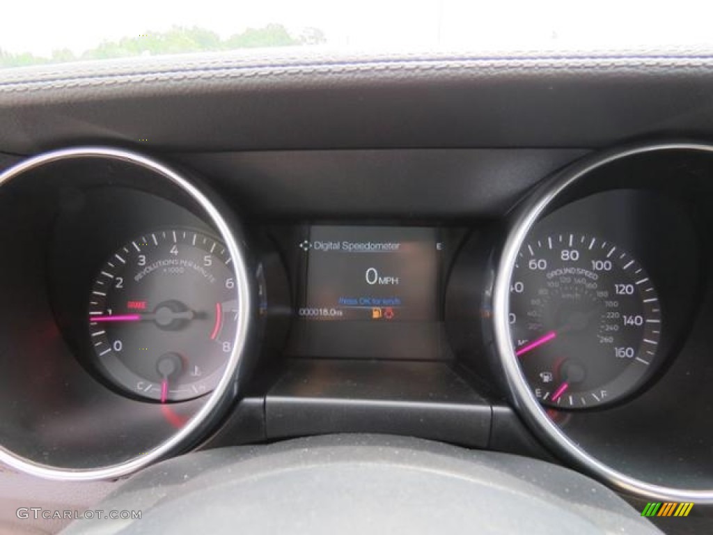 2018 Ford Mustang EcoBoost Fastback Gauges Photo #127580473