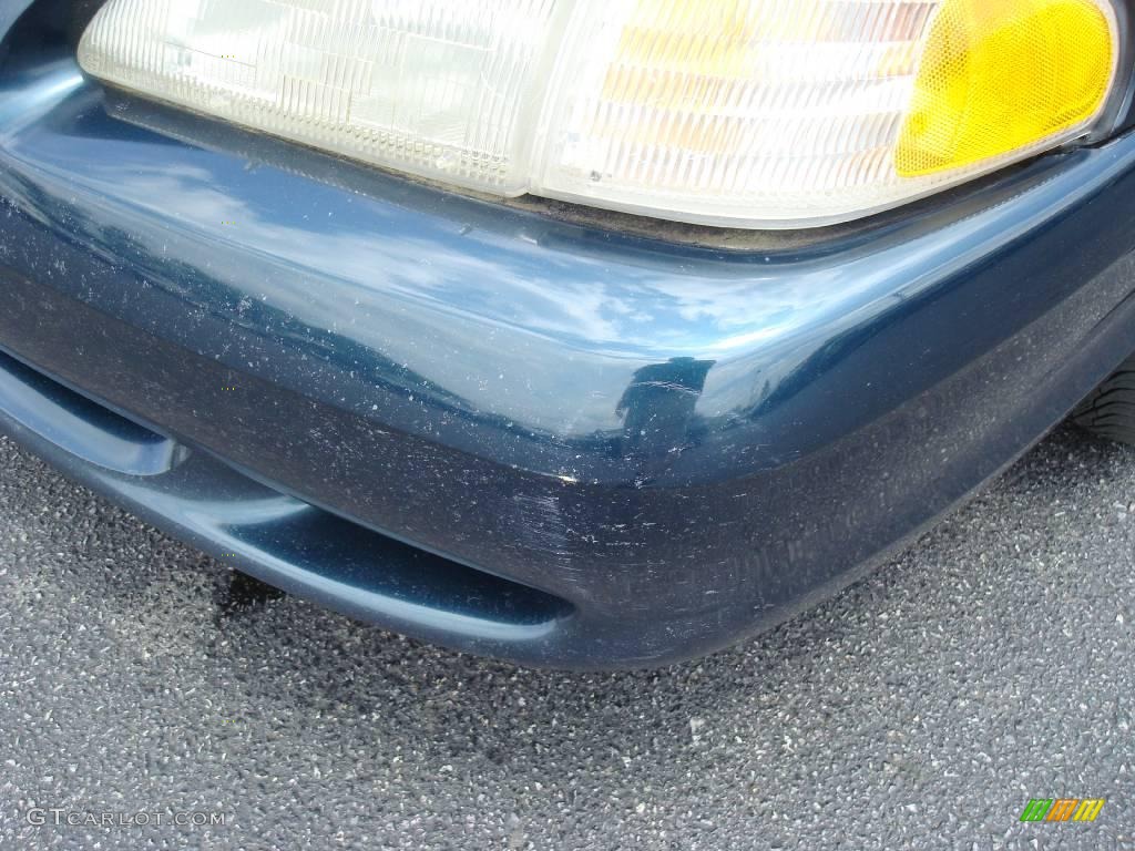 1994 Mustang V6 Convertible - Deep Forest Green Metallic / Saddle photo #26