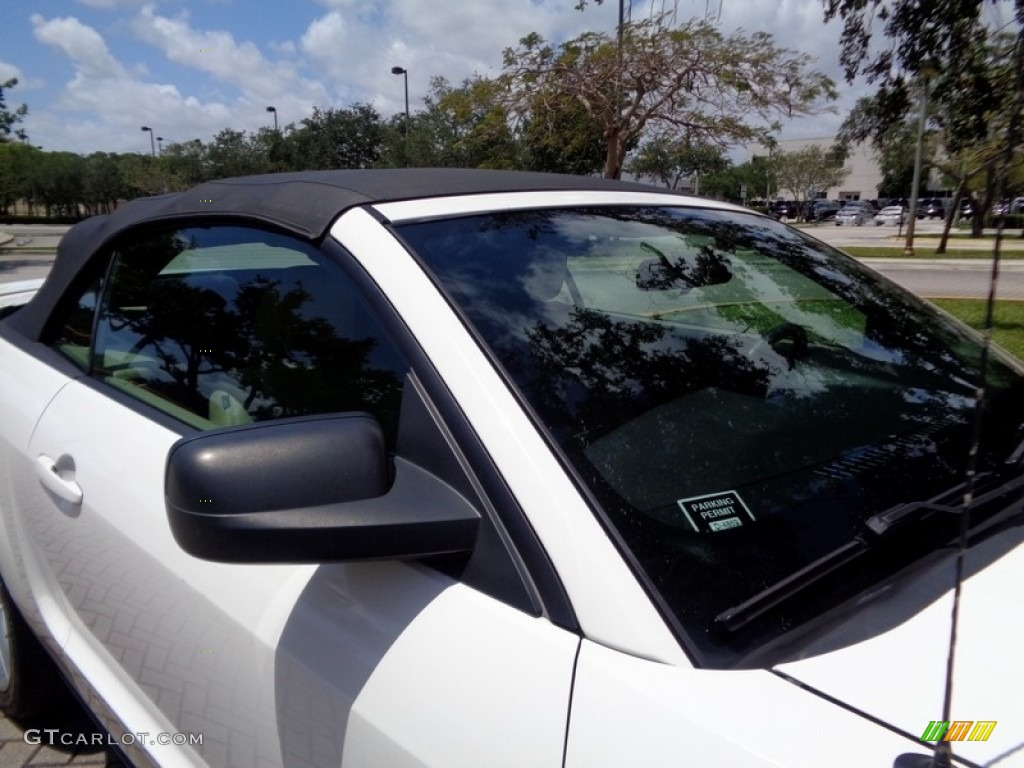 2007 Mustang V6 Premium Convertible - Performance White / Medium Parchment photo #55