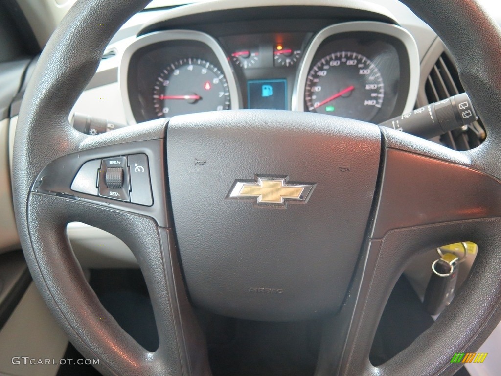 2010 Equinox LS AWD - Cardinal Red Metallic / Jet Black/Light Titanium photo #12