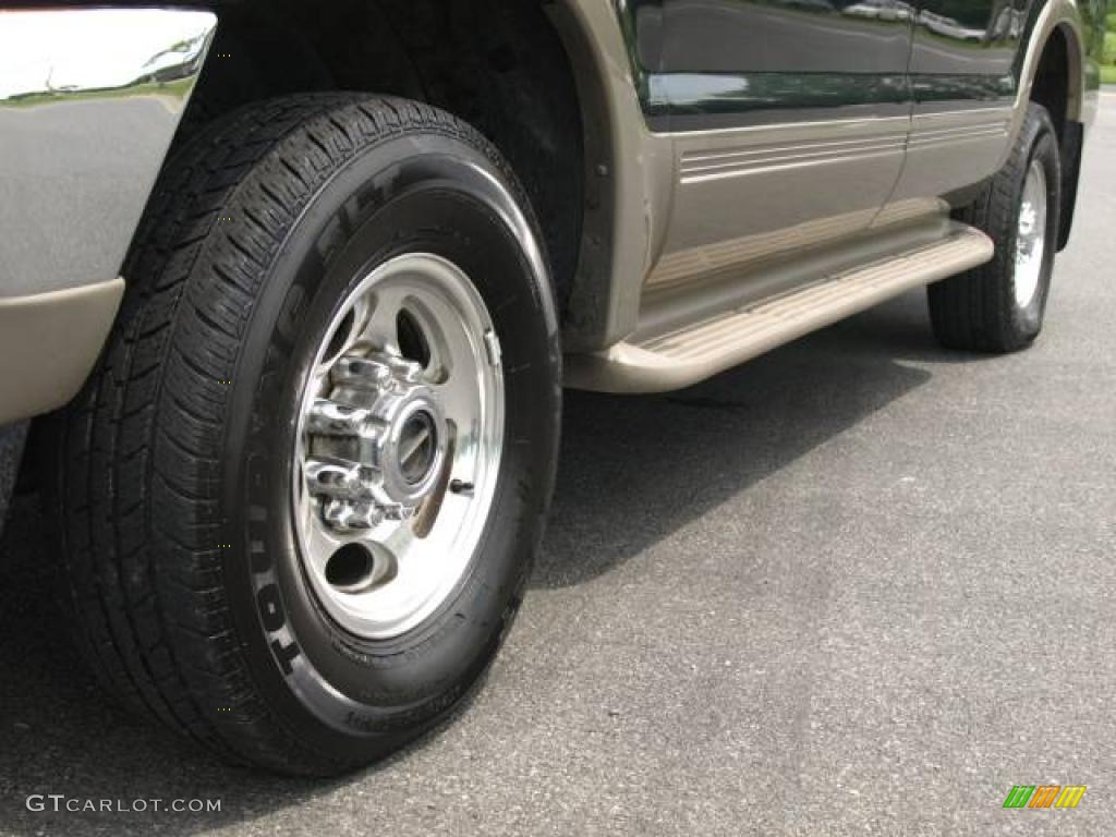 2000 Excursion Limited 4x4 - Dark Green Satin Metallic / Medium Parchment photo #7