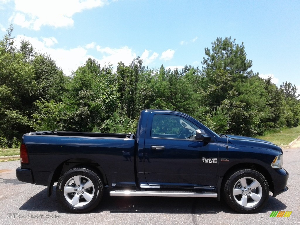 2014 1500 Express Regular Cab 4x4 - True Blue Pearl Coat / Black/Diesel Gray photo #5