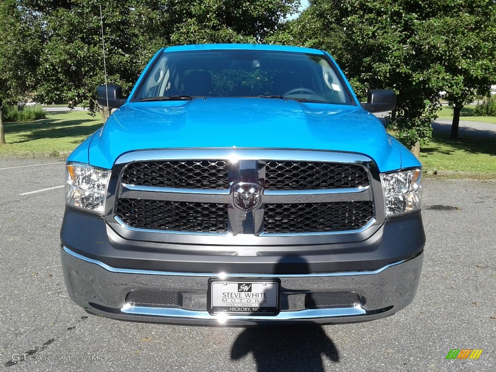 2018 1500 Tradesman Quad Cab 4x4 - Holland Blue / Black/Diesel Gray photo #3