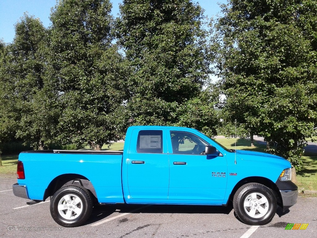 2018 1500 Tradesman Quad Cab 4x4 - Holland Blue / Black/Diesel Gray photo #5