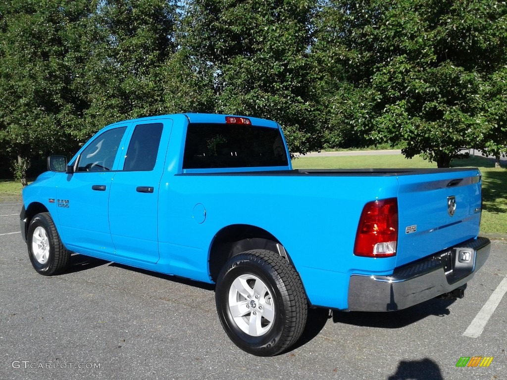 2018 1500 Tradesman Quad Cab 4x4 - Holland Blue / Black/Diesel Gray photo #8