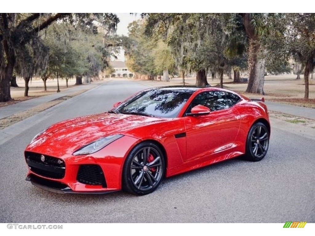Caldera Red 2017 Jaguar F-TYPE SVR AWD Coupe Exterior Photo #127590157