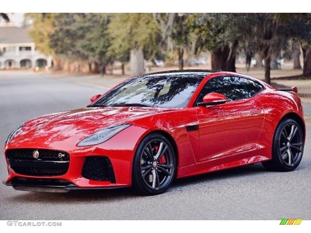 Caldera Red 2017 Jaguar F-TYPE SVR AWD Coupe Exterior Photo #127590163