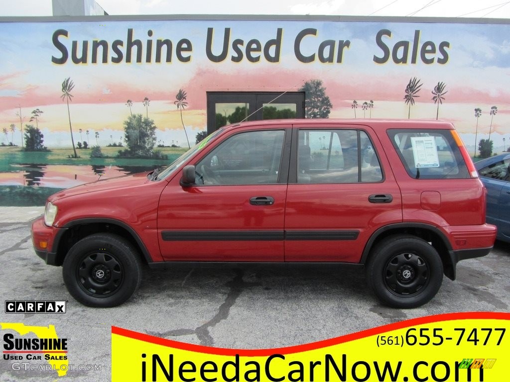 2001 CR-V LX - Milano Red / Dark Gray photo #1