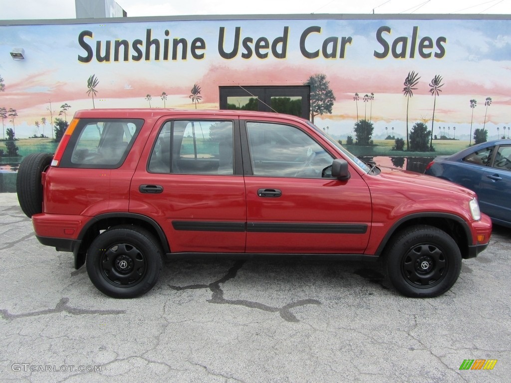 2001 CR-V LX - Milano Red / Dark Gray photo #2