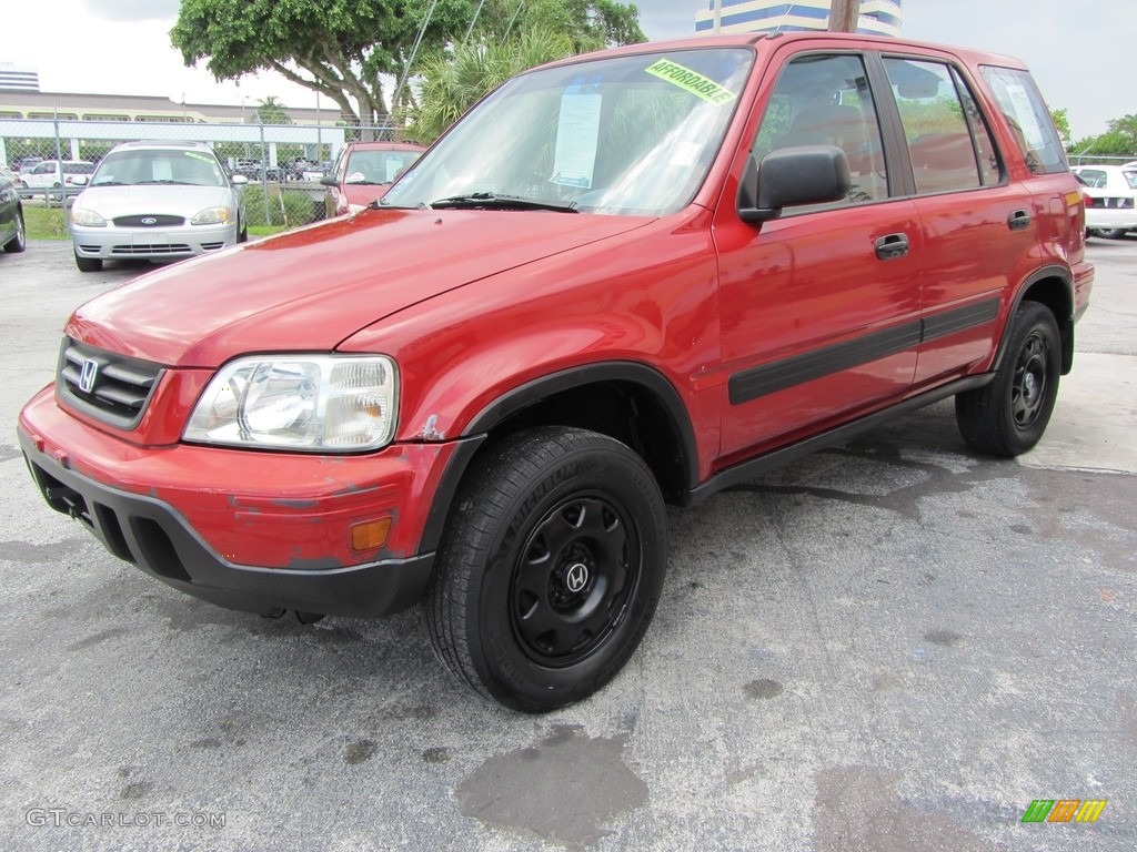 2001 CR-V LX - Milano Red / Dark Gray photo #3