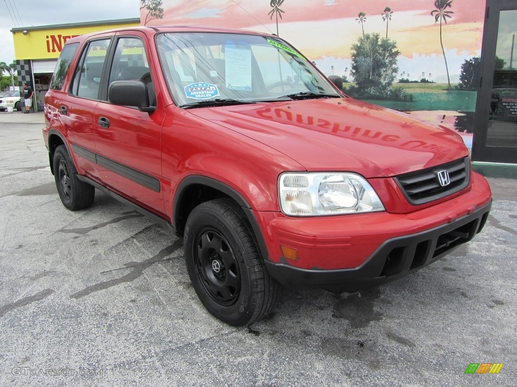 2001 CR-V LX - Milano Red / Dark Gray photo #5
