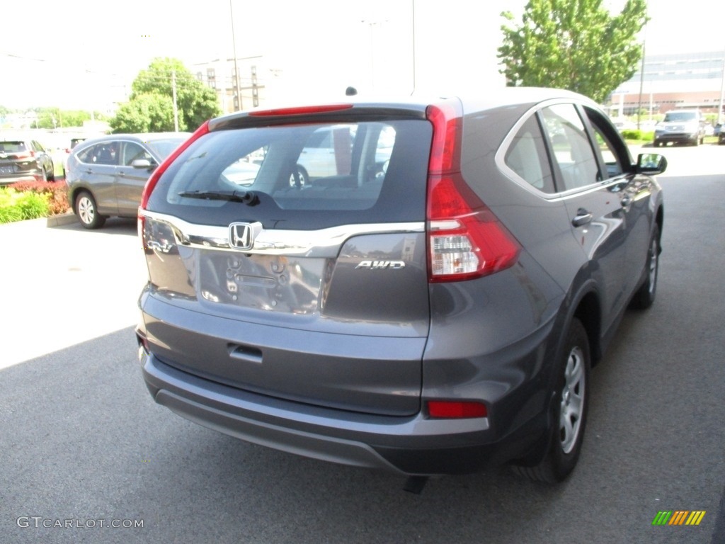 2015 CR-V LX AWD - Urban Titanium Metallic / Gray photo #5