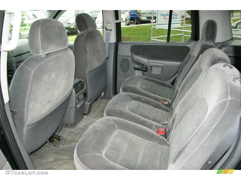 2002 Explorer XLT 4x4 - Black Clearcoat / Graphite photo #11