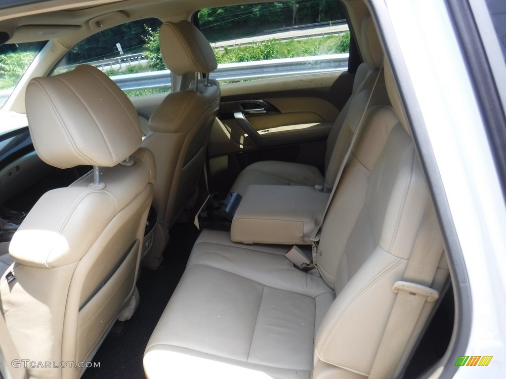 2010 MDX Technology - Aspen White Pearl / Taupe Gray photo #25