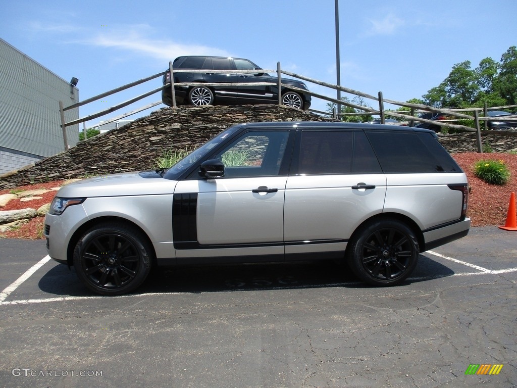 2017 Range Rover Supercharged - Aruba Metallic / Ebony/Ebony photo #6