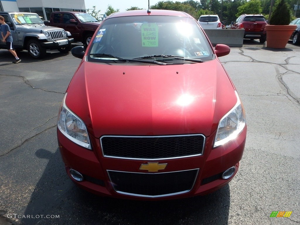 2011 Aveo Aveo5 LT - Sport Red / Charcoal photo #13