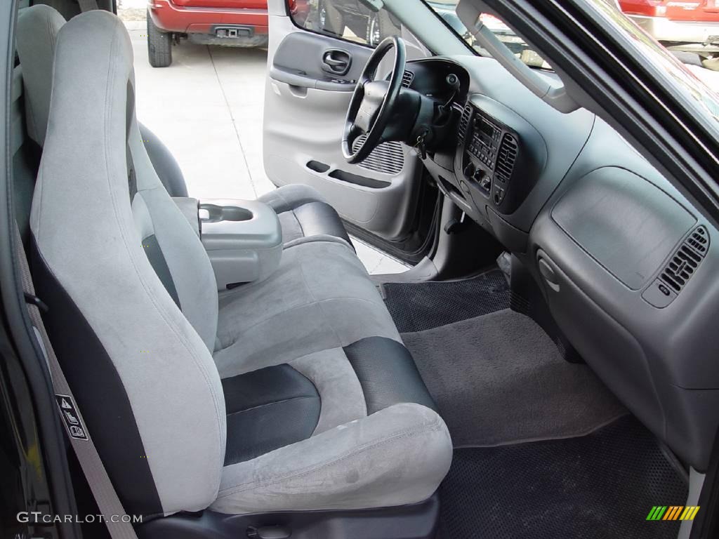 2002 F150 SVT Lightning - Black / SVT Medium Graphite photo #20