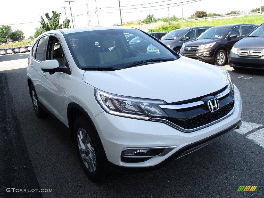 2015 CR-V EX - White Diamond Pearl / Beige photo #7