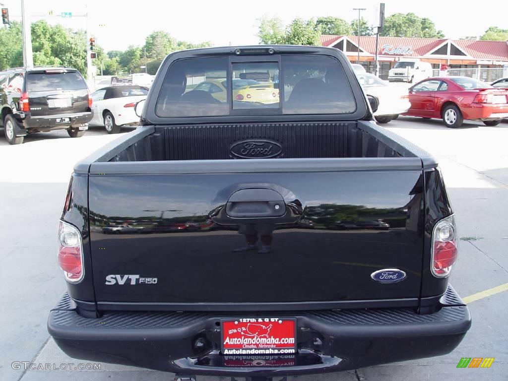 2002 F150 SVT Lightning - Black / SVT Medium Graphite photo #27